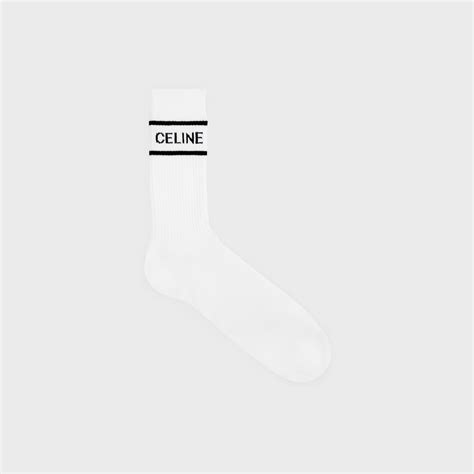 celine socks white|Celine.